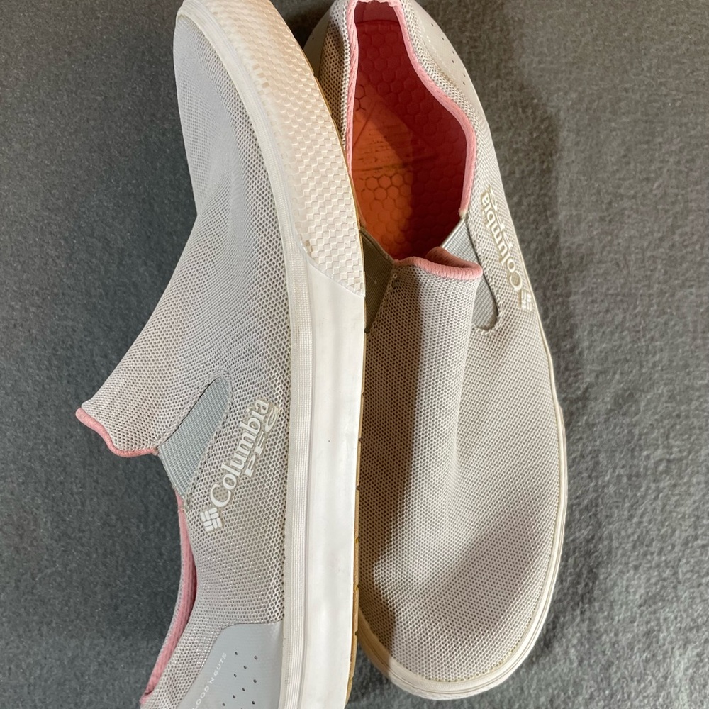 Columbia Gray and Pink Slip-On Shoes - Picture 3 of 10
